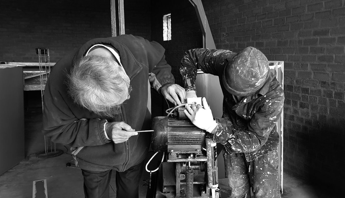 Reparatur eines ausgefallenen Motors